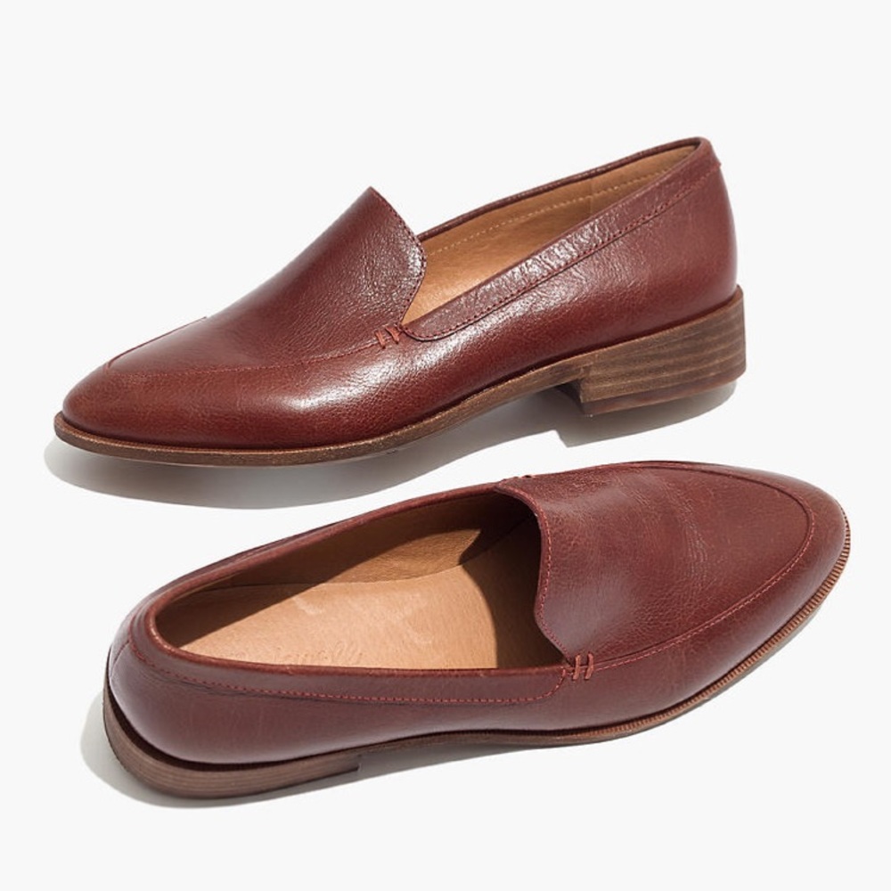 Madewell the frances loafer burnished mahogany